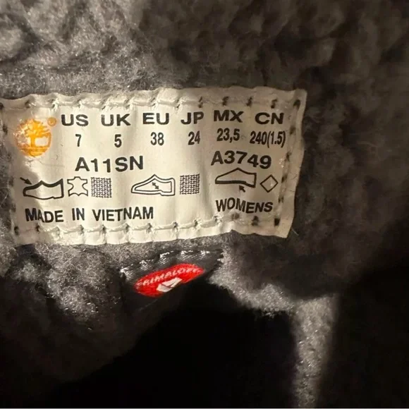 New Timberland MT Hayes Faux Shearling Tall Winter Snow Boot‎ Size 7 - Picture 7 of 7